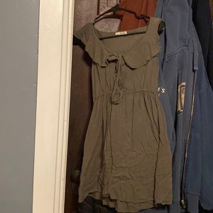 army green summer dress